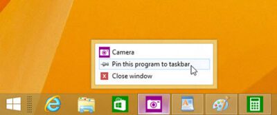 Retirer l’icone Windows Store de la barre des tâches